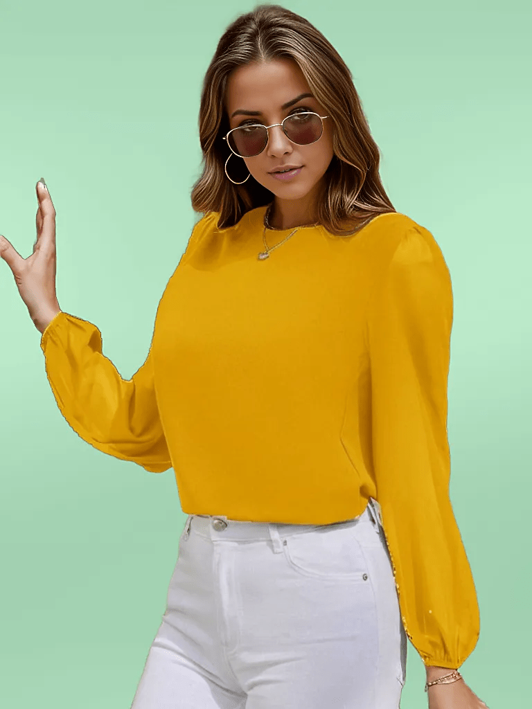 Puff long sleeve blouse XD21