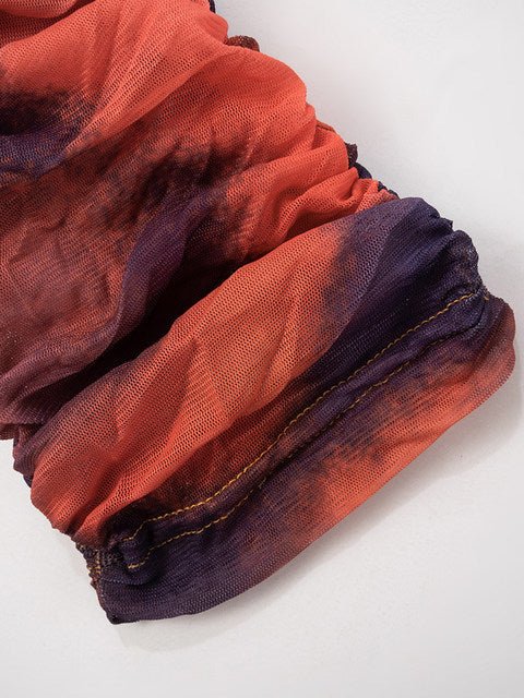 Off Shouler  Halter Neck  Long Sleeve Zipper Top