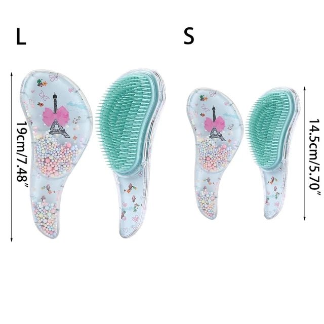 Detangling Fun Cartoon Hair Brush - Gentle & Cute Hair Styling Tool