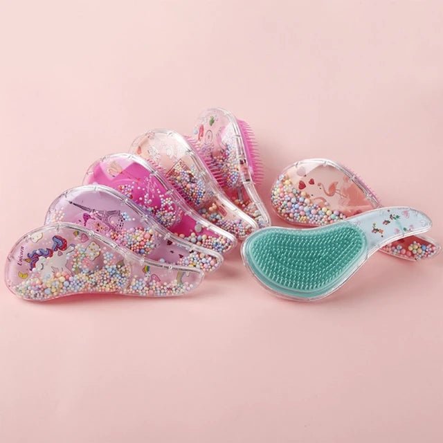 Detangling Fun Cartoon Hair Brush - Gentle & Cute Hair Styling Tool