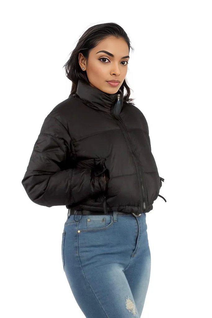 Short Padded Puffer Crop Jacket XD21