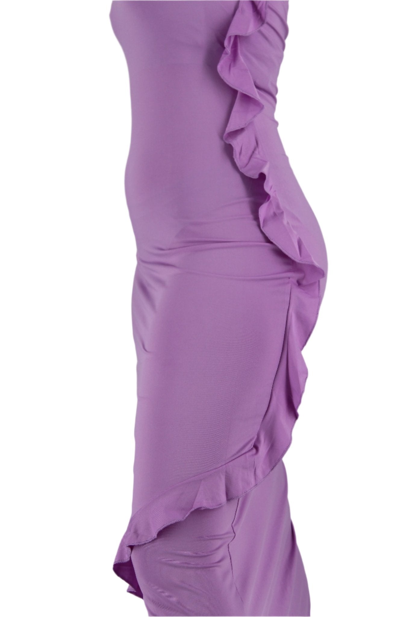 Sleeveless Ruffles Sexy Long Dress XD21