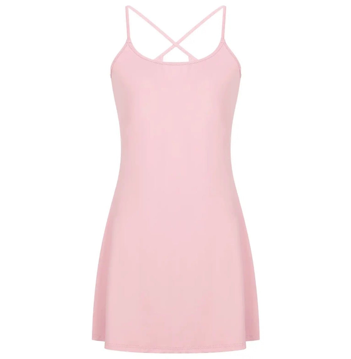 Spaghetti Strap Tennis Dress with shorts XD21