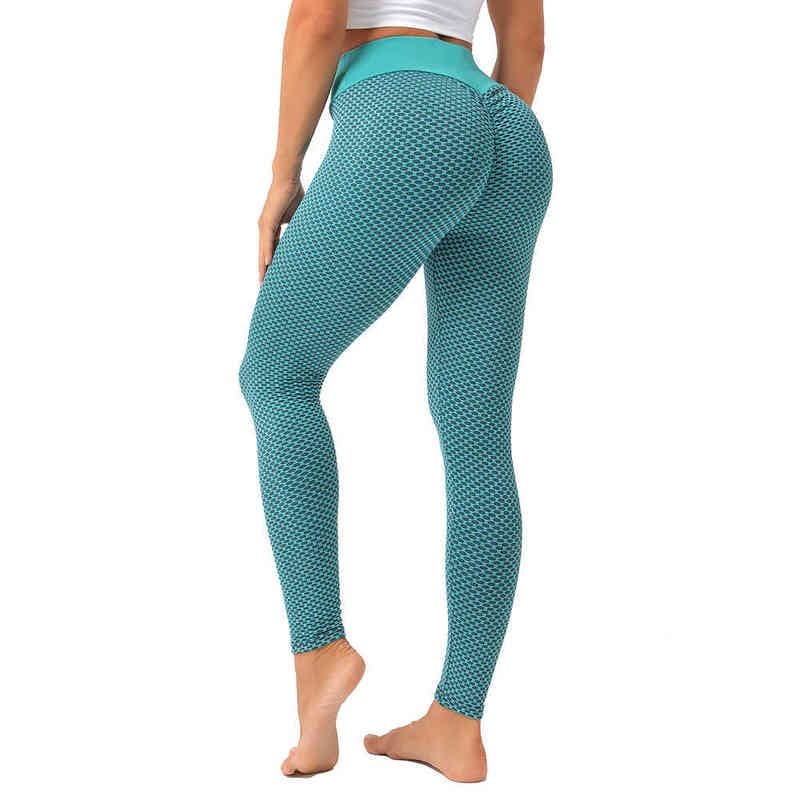 Sporty Honeycomb High-Waisted Leggings XD21