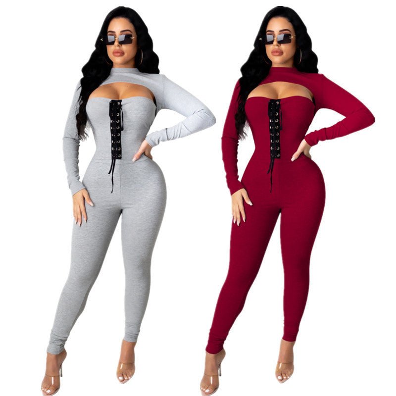 Strap High Elastic Two Piece Set XD21