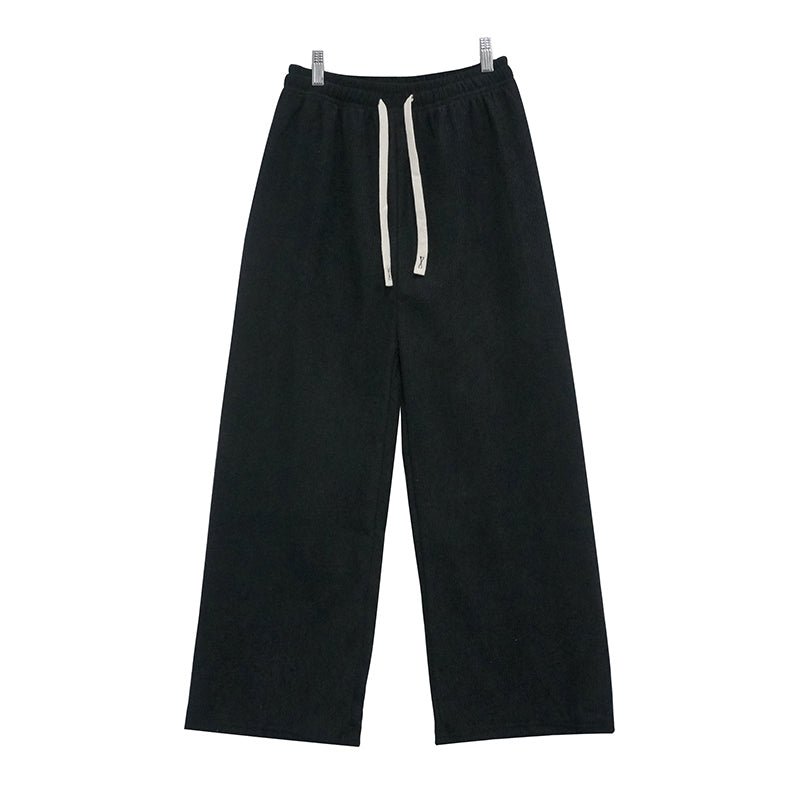 Velvet Wide Leg High Waist Trousers XD21