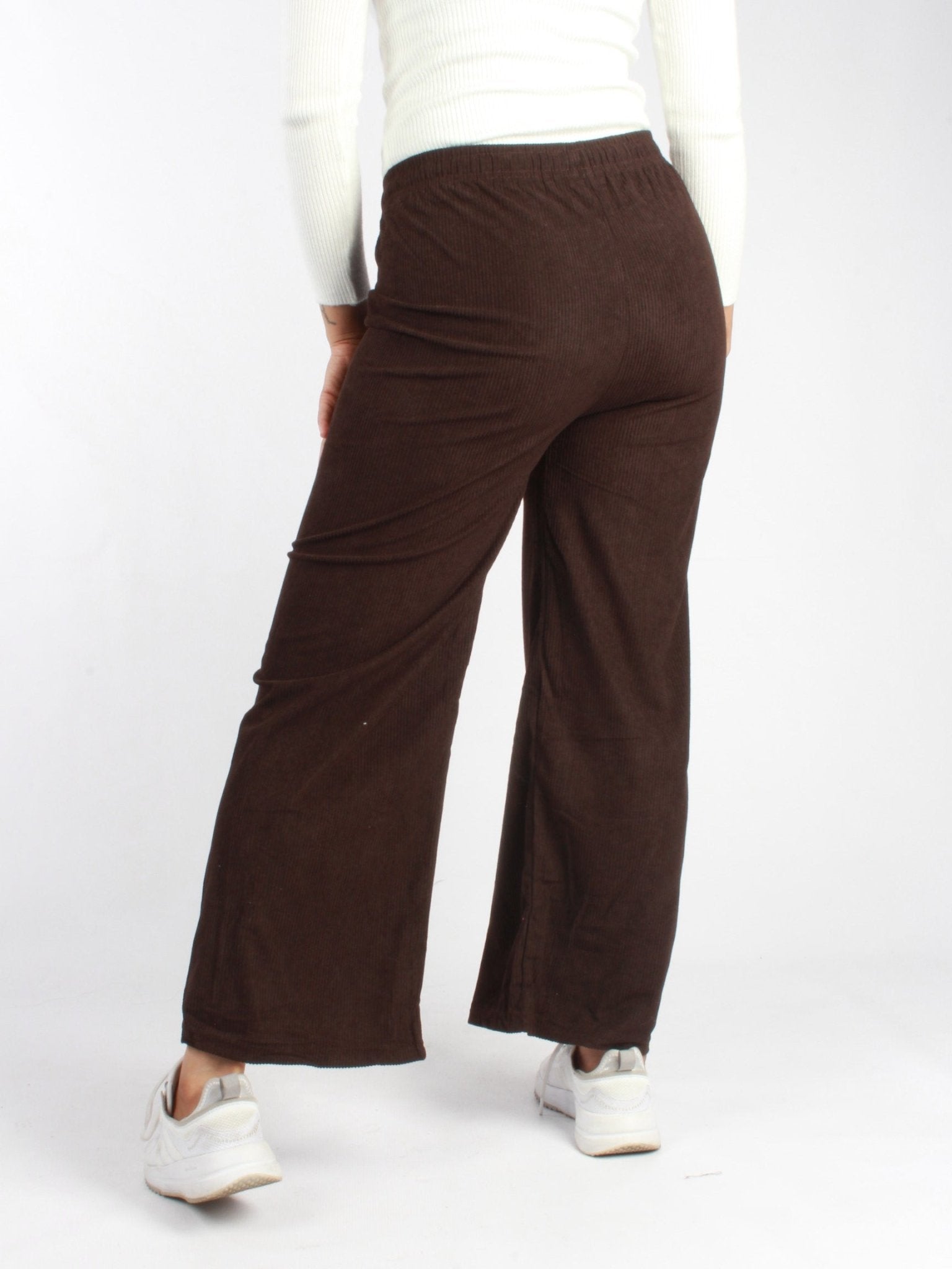 Velvet Wide Leg High Waist Trousers XD21