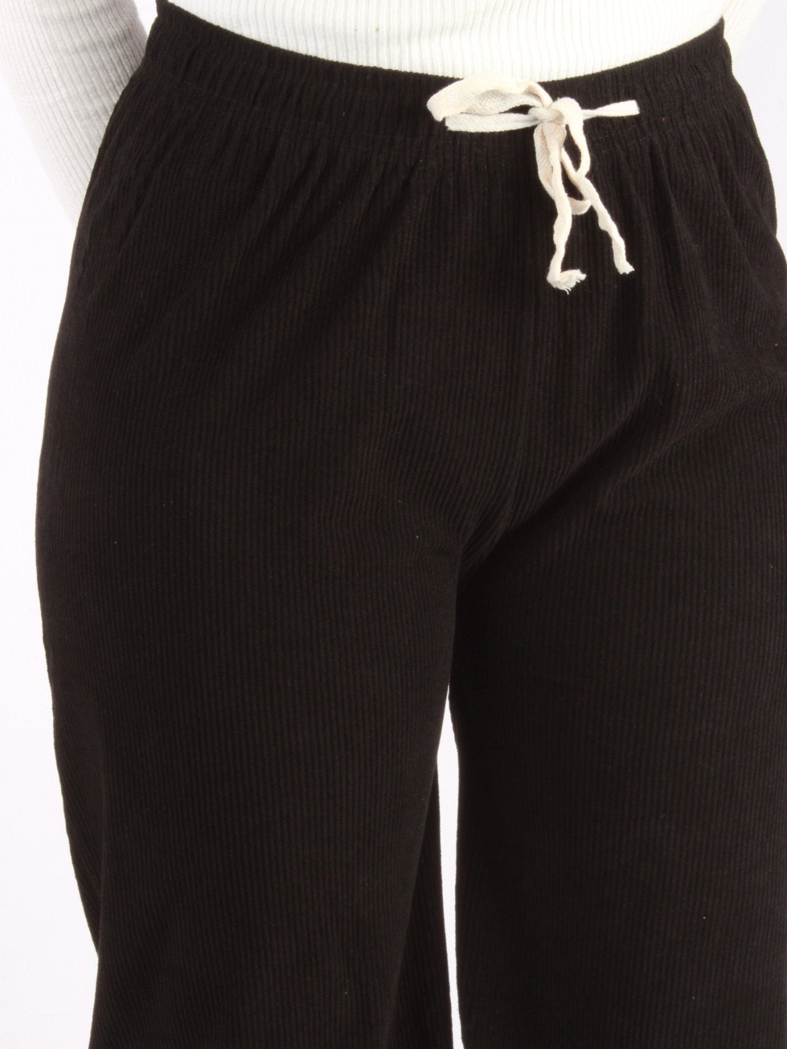 Velvet Wide Leg High Waist Trousers XD21