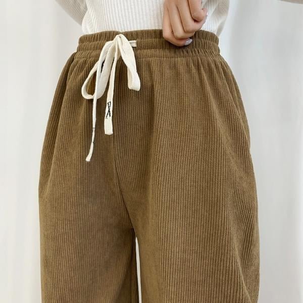 Velvet Wide Leg High Waist Trousers XD21