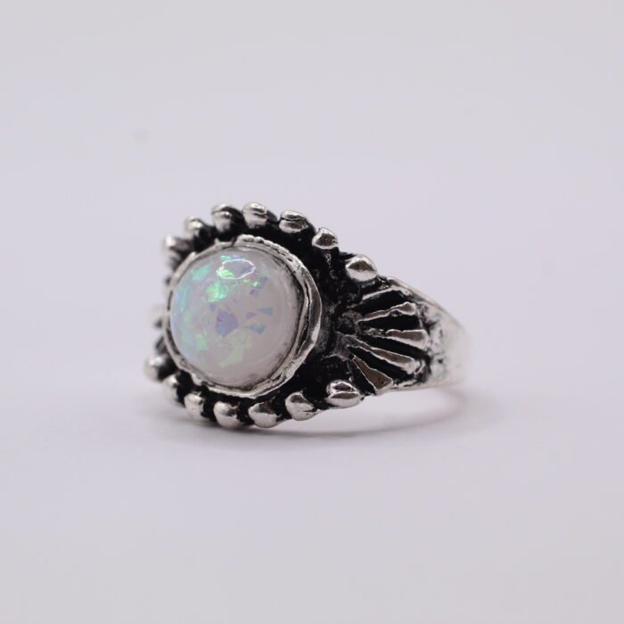 Vintage Opal Moon Ring XD21