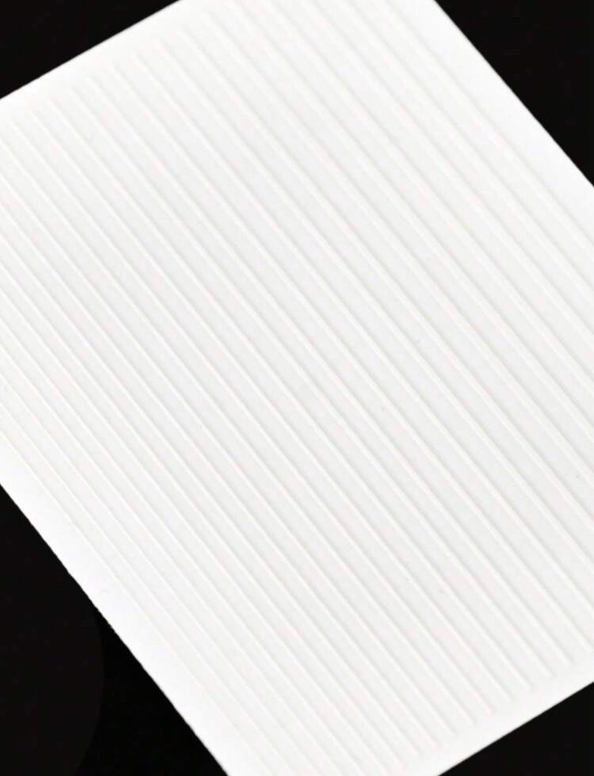 White 1sheet Stripe Pattern Nail Art Sticker XD21