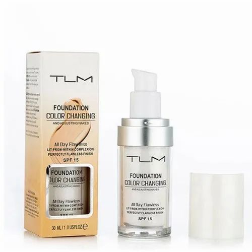 TLM Colour Changing Foundation 30ml - Adaptive Shade & Flawless Finish