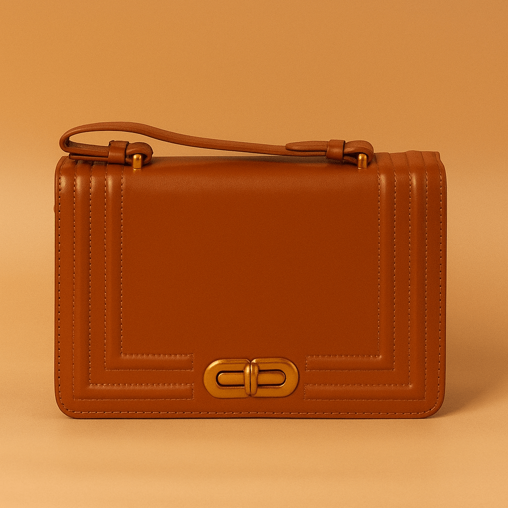 60023 Box-Style Structured Handbag – Sleek, Modern & Multi-Way Wear