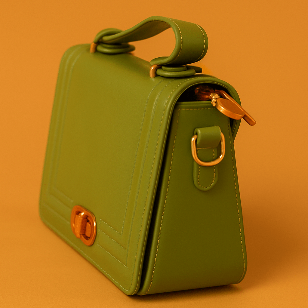 60023 Box-Style Structured Handbag – Sleek, Modern & Multi-Way Wear