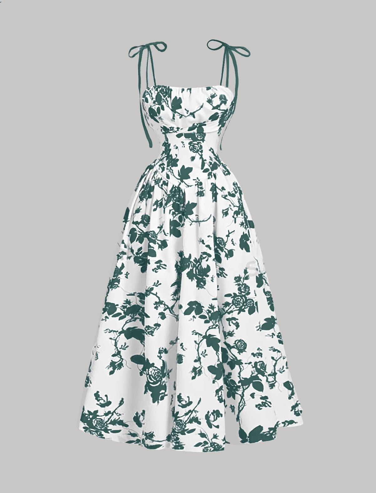 Tie Strap Sweetheart Maxi Dress