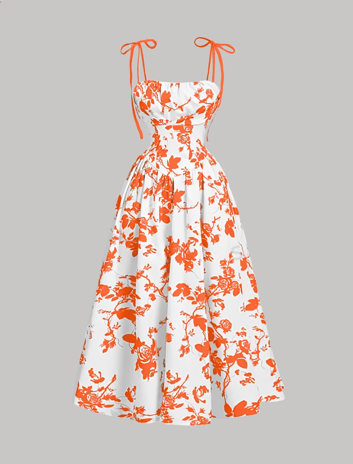 Tie Strap Sweetheart Maxi Dress