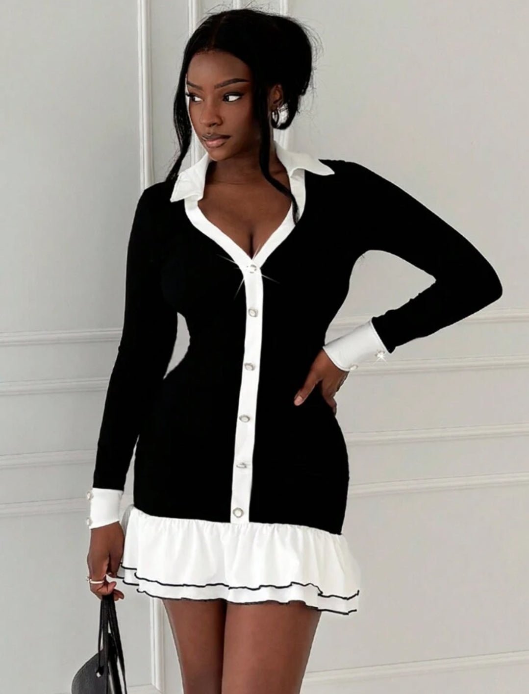 Elegant Long Sleeve Dress For Women