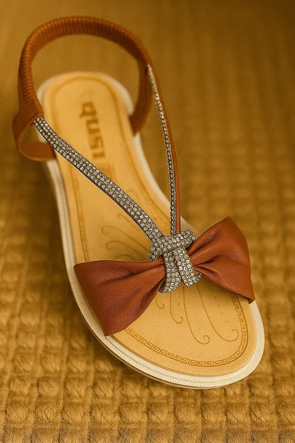 Women’s Rhinestone Bow Sandals