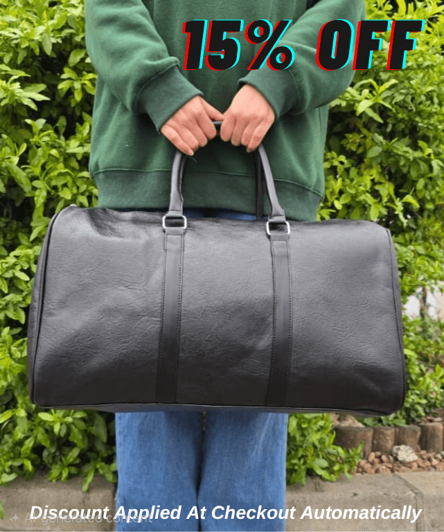 Gym PU Leather Bag – Durable & Stylish Sports Carryall