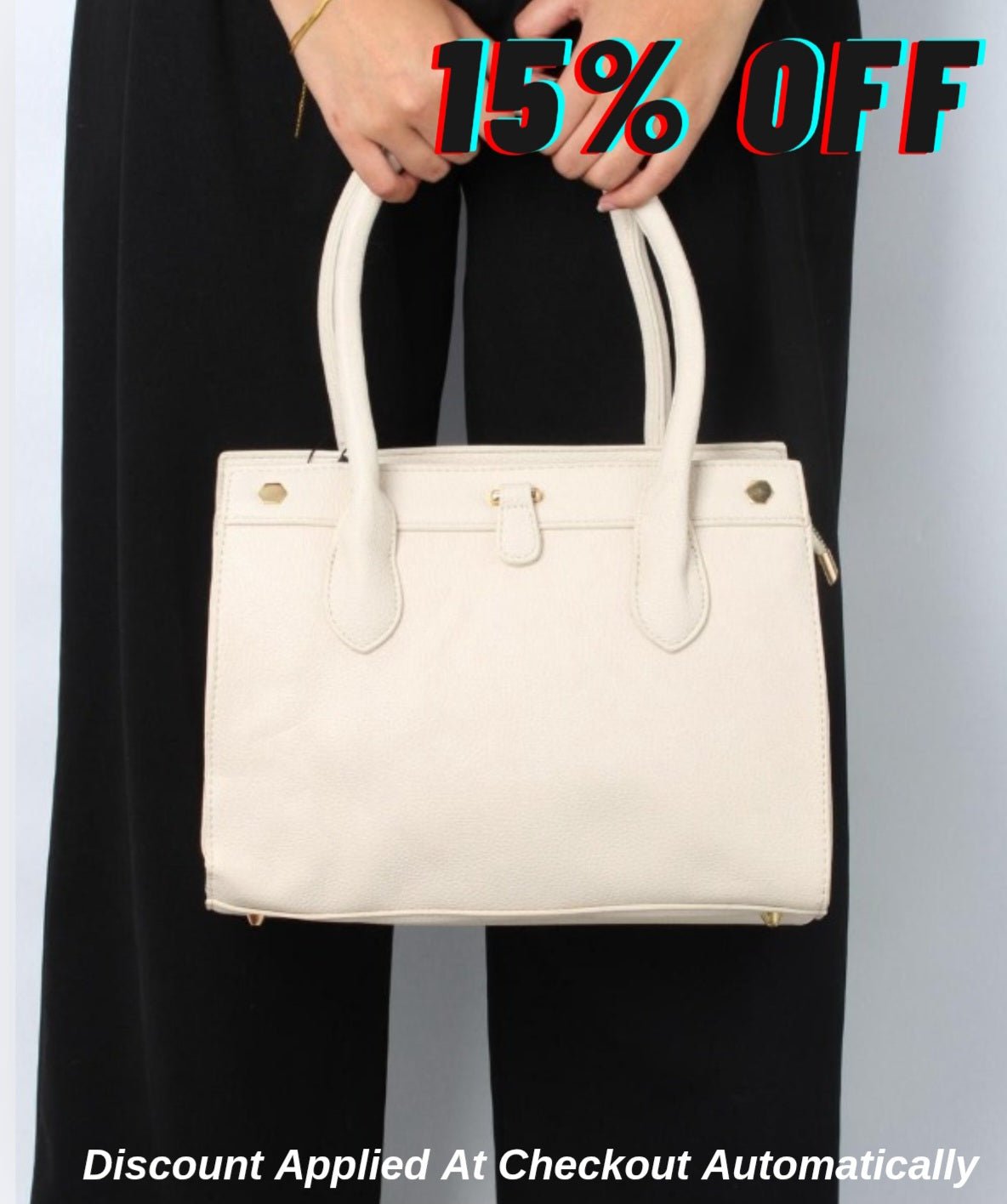 Elegant Structured Tote Bag – Classic & Versatile 8X059