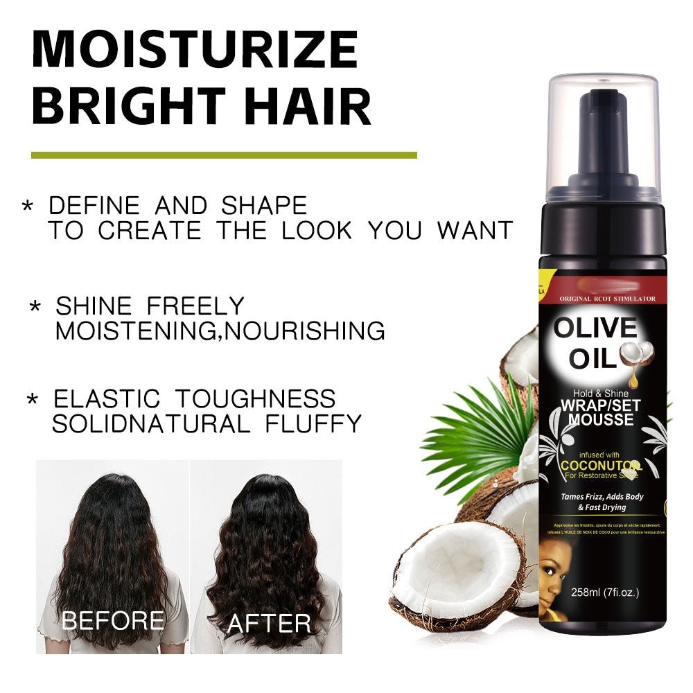 Foaming Curl Hair Mousse 258ml – Define, Hold & Shine
