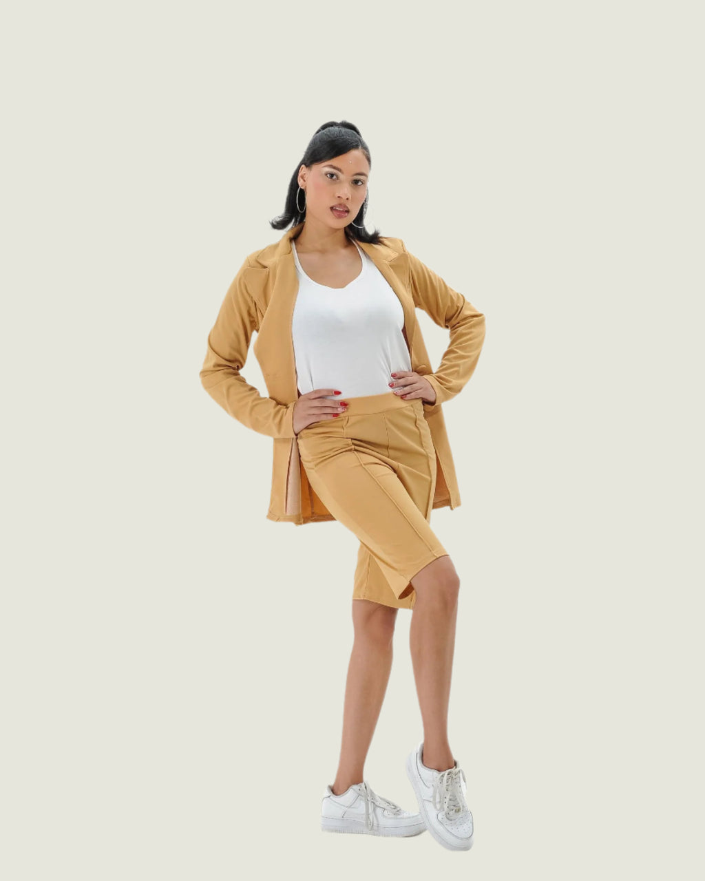Elegant Office Lady Two-Piece Blazer Set – Chic & Professional Women's Outfit