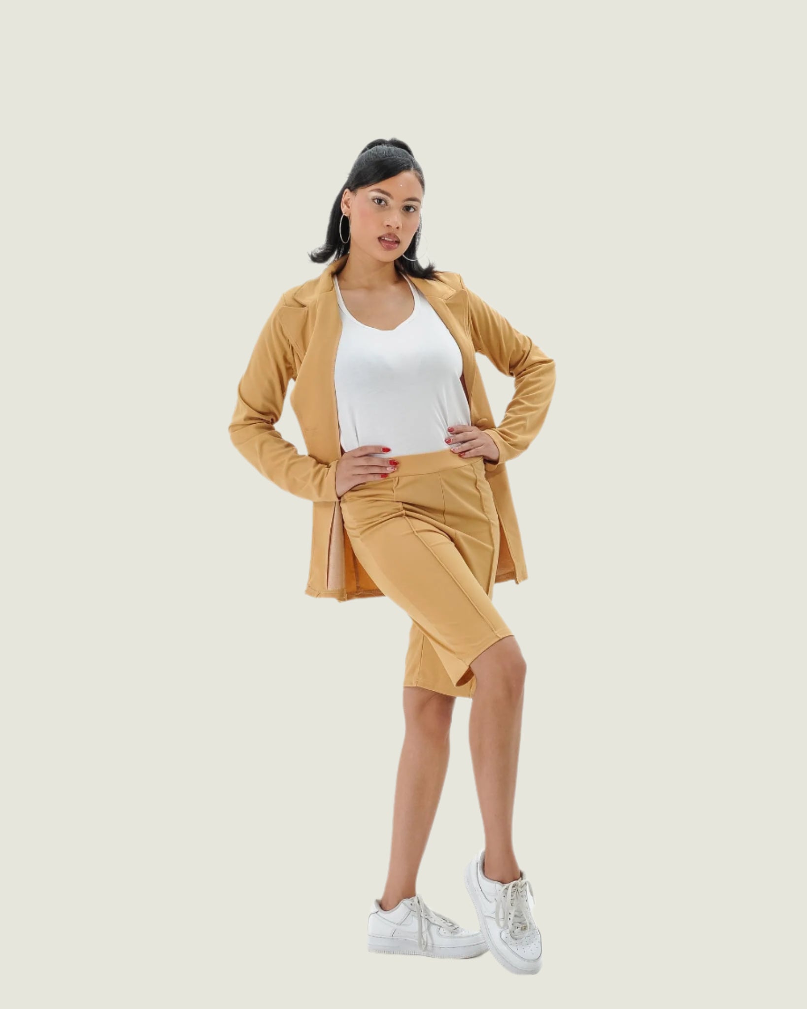 Elegant Office Lady Two-Piece Blazer Set – Chic & Professional Women's Outfit