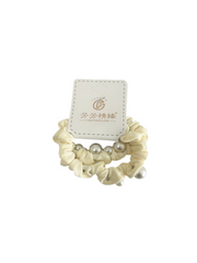 Luxurious Faux Pearl Hair Ties 2pc Set – Elevate Your Hairstyle with Timeless Elegance