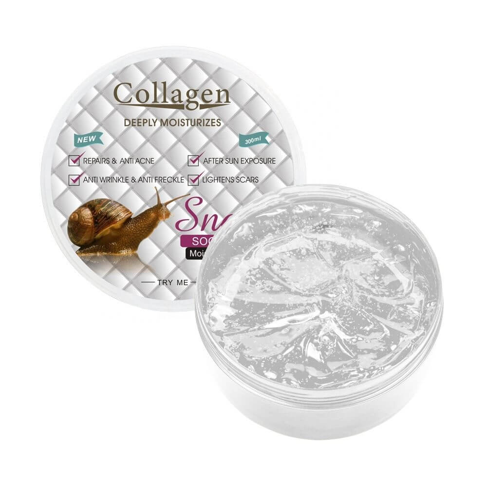 Collagen Snail Soothing Gel – Deeply Moisturizing & Skin Repairing Gel (300g)