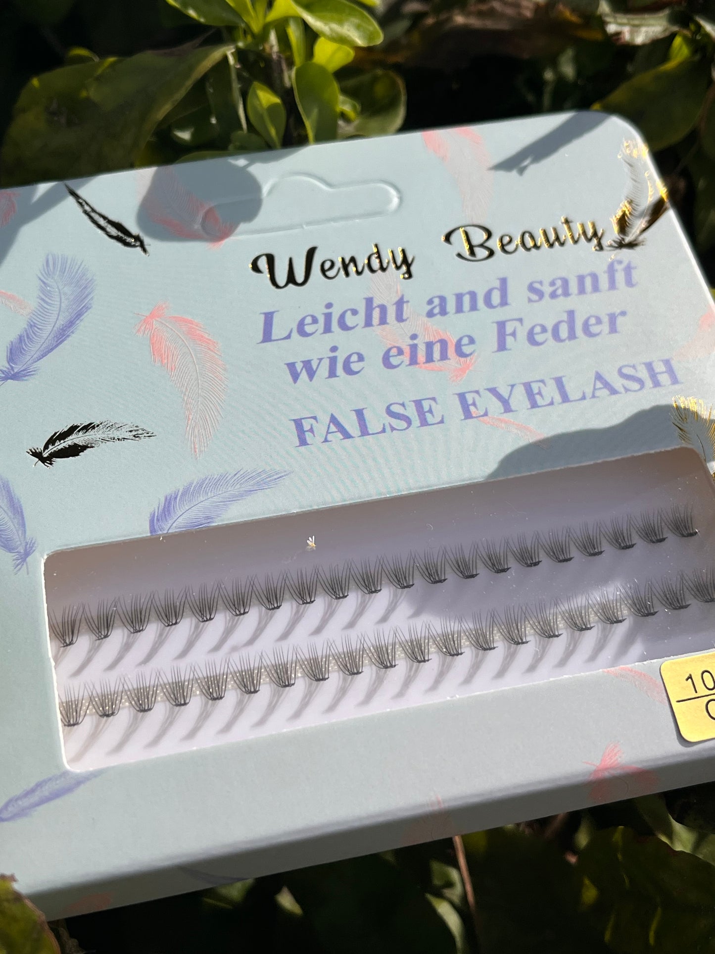 Wendy Beauty False Eyelash – 10P C-Curl 8mm (Feather-Light Series)