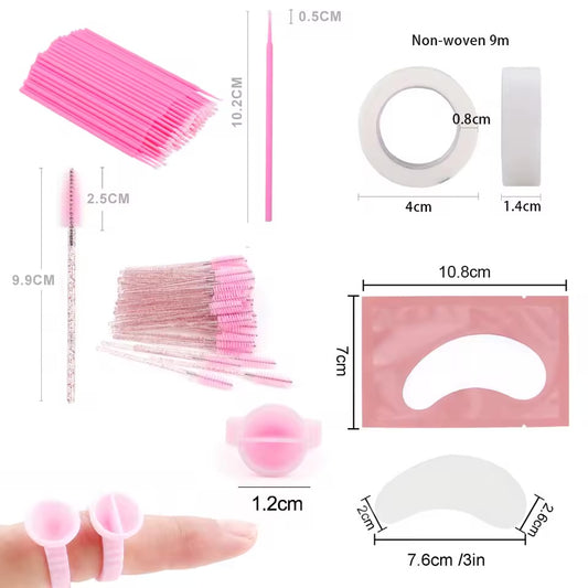 Wendy Beauty Lash Tool Organizer Kit – Piece Eyelash Accessories Set