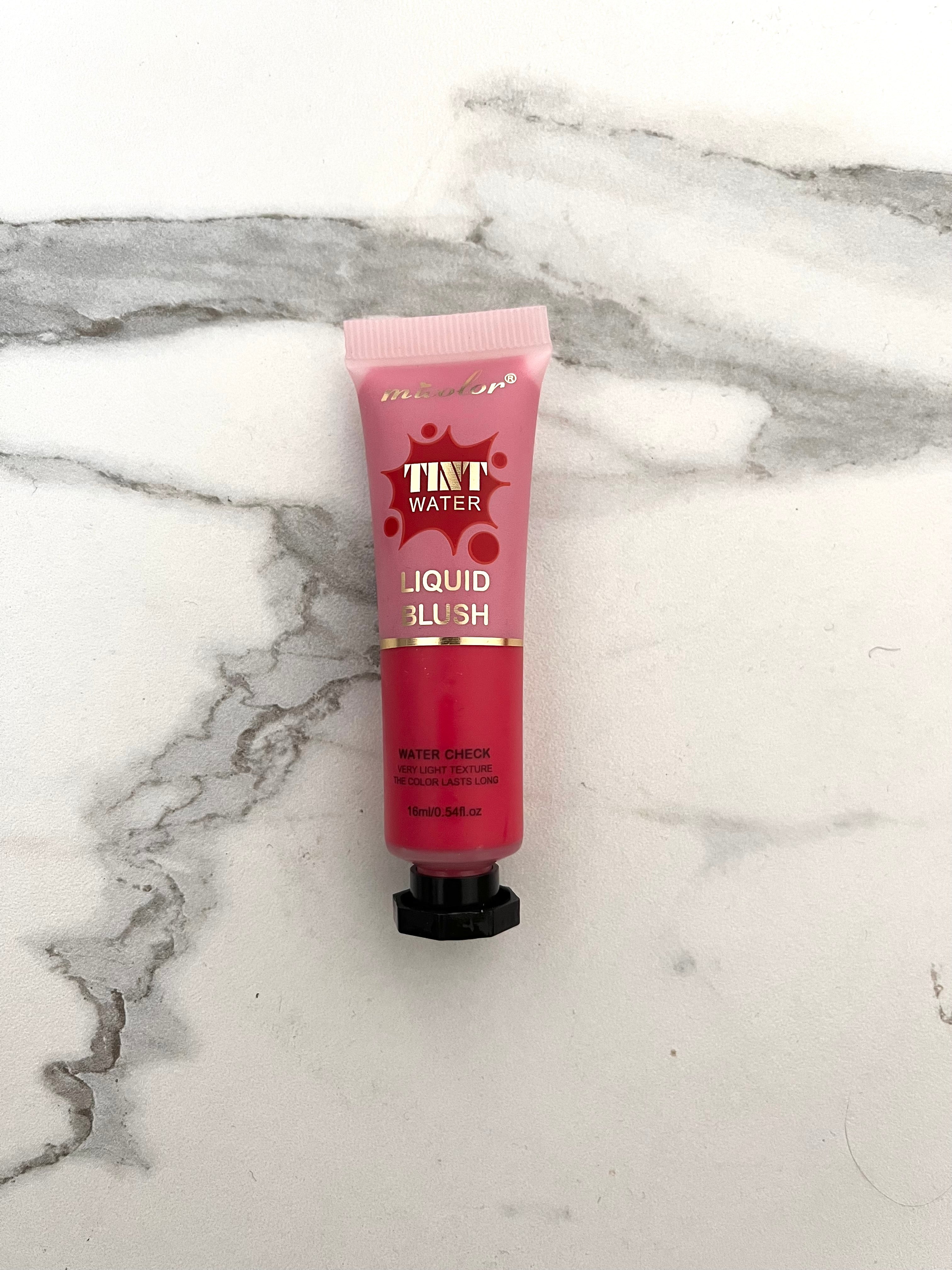 Miccolor Water Tint Liquid Blush - Long-Lasting, Lightweight Glow