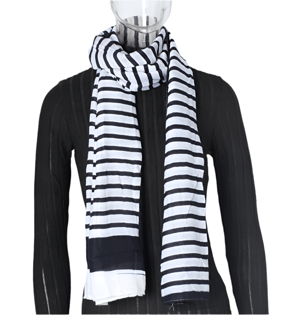 Colourful Print cotton Scarf 1pc