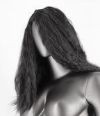 Medium Length Frizzy Hair Wig