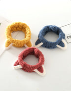 Fluffy Animal Ear Facial Headbands - Cute & Cozy Hair Accessories