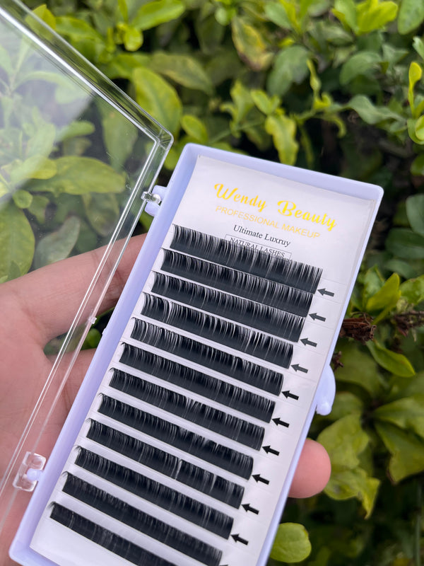 Wendy Beauty Lash Extensions – 10mm C-Curl 0.07 Volume Lashes