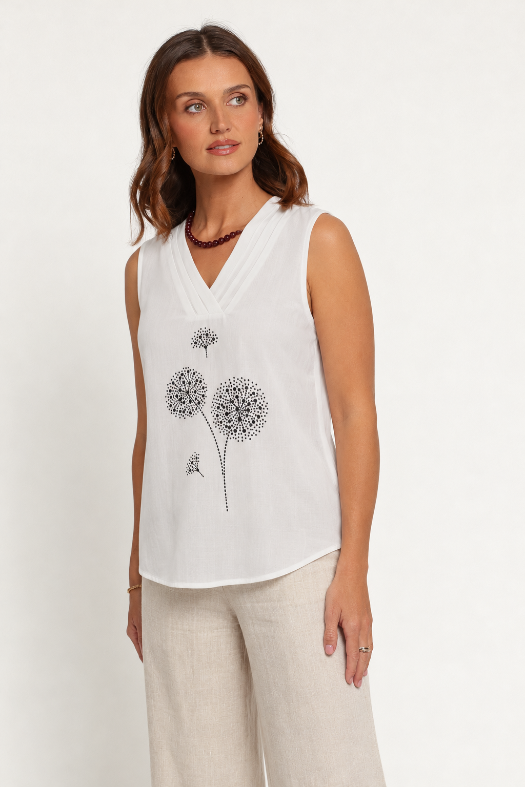 Dandelion Sleeveless Thin Sheer Top