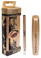 Ushas Mascara and Eyebrow Pencil Set