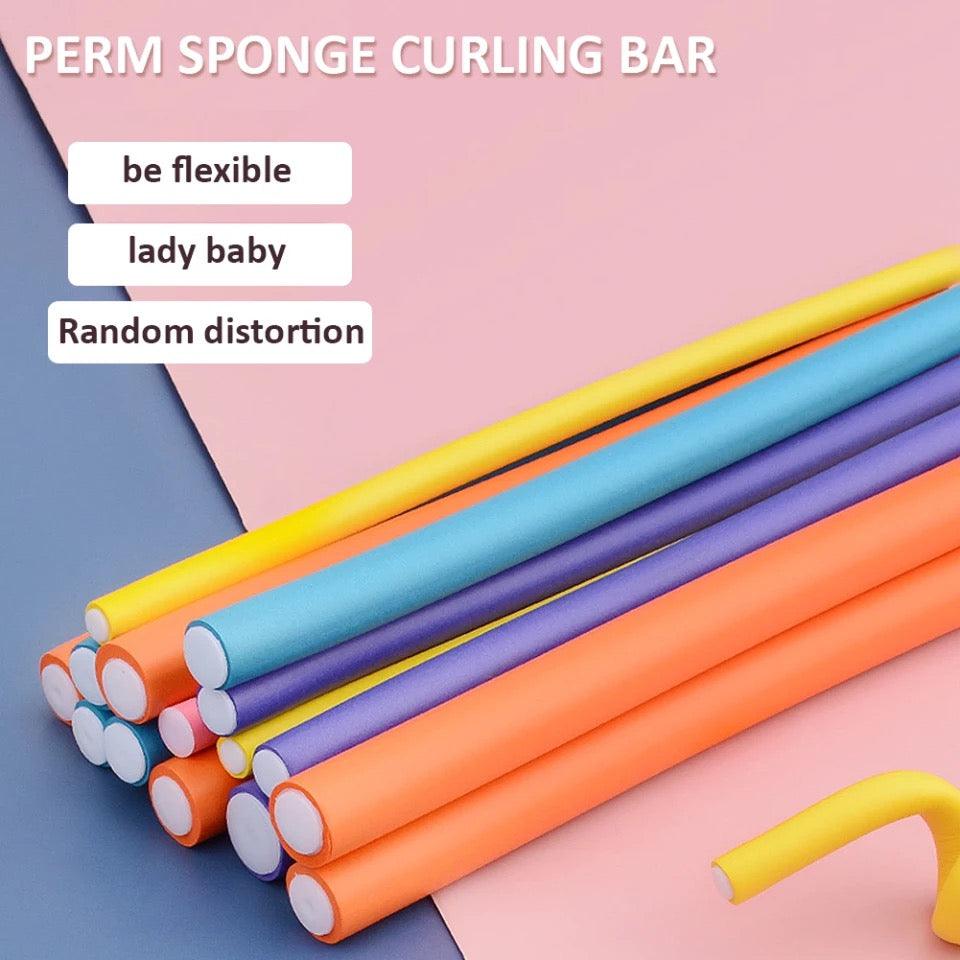10Pcs Diy Simple Flexible Hair Curling Rod Stick