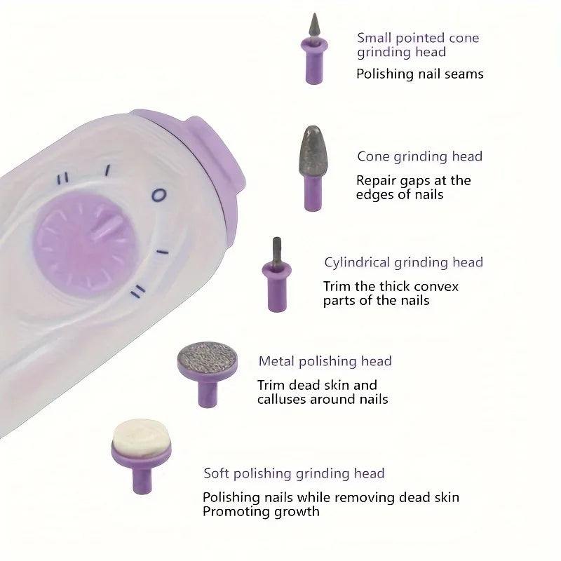 2in1 LED Nail Lamp and Nail Drill - Fast and Efficient Nail Curing