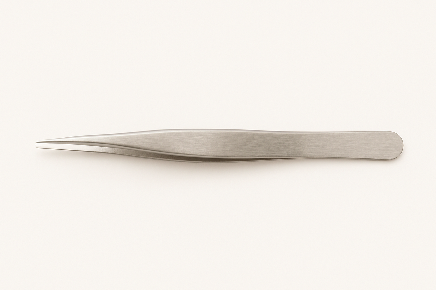 Precision Angled Tweezer – Stainless Steel Tip for Brows & Lash Application
