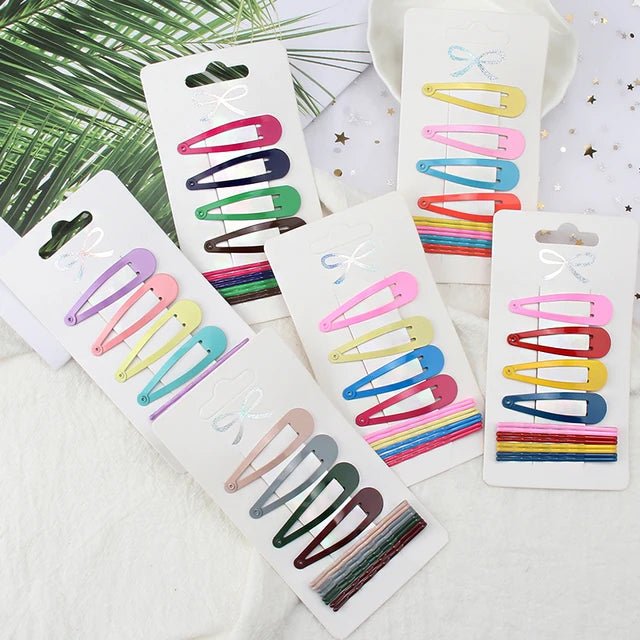 Multicolour 12pc Hair Pin Set – Stylish & Versatile Hair Clips for Every Occasion