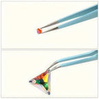 Precision Eyelash Extension Tweezers  2pc Set - Random Colour