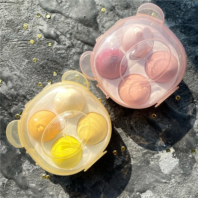 4-Piece Makeup Sponge Set – Blending Sponges for Flawless Application
