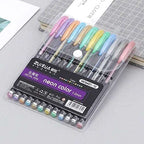 12pcs Random Color Metalic Glitter Pen XD21