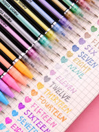 12pcs Random Color Metalic Glitter Pen XD21