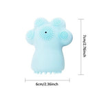 Silicone Facial Cleanser – Paw Shaped Exfoliating Brush - Random Colour