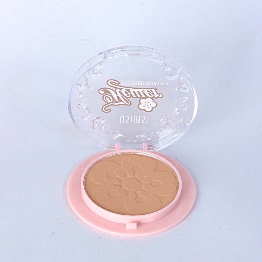 Beauty Ushas Flower Pressed Powder – Smooth, Flawless Finish for All-Day Wear