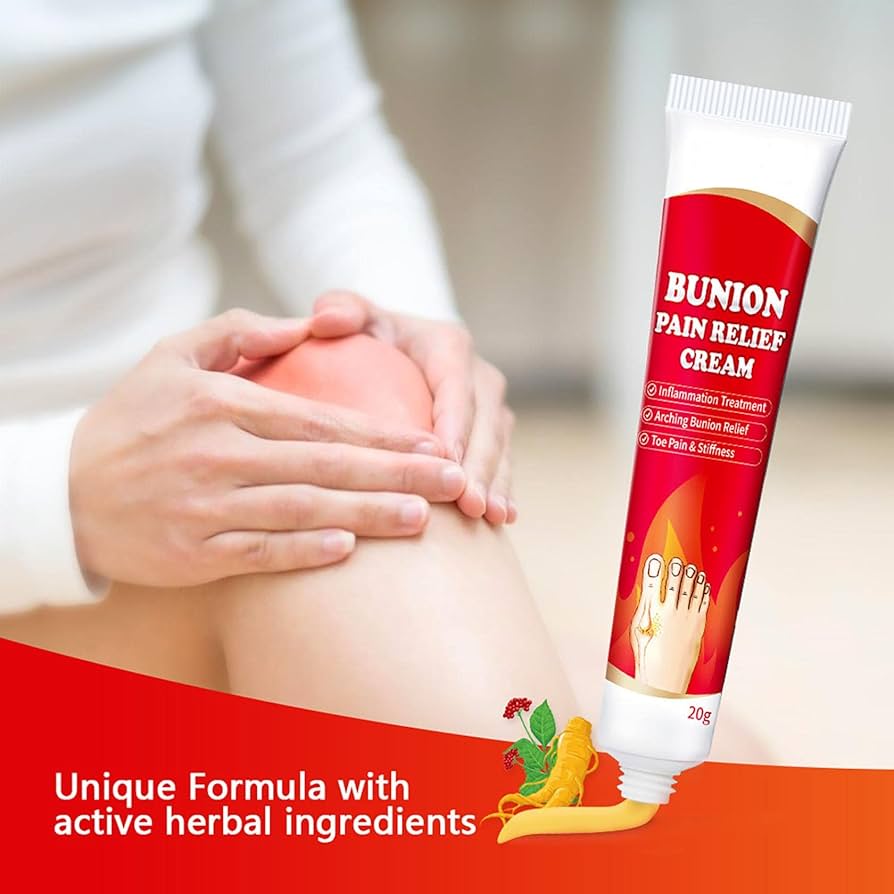 Bunion Pain Relief Cream - Soothing Treatment for Toe Pain & Inflammation