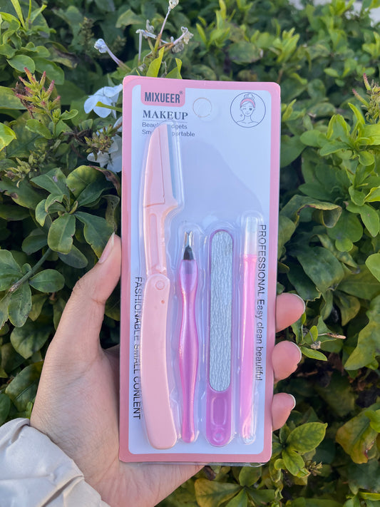 5pc Beauty Grooming Set – Face & Nail Tool Kit